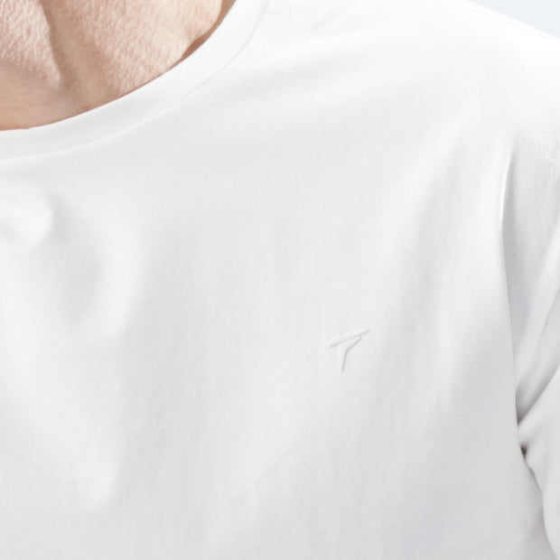 Tf-White Oversize Premium Lycra Tee