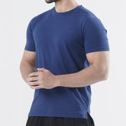 Tf-Royal Blue Muscle-Fit Premium Lycra Tee