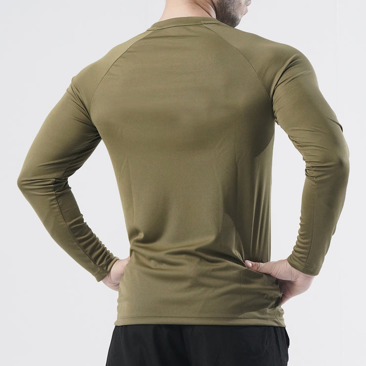 Tf-Olive Green Full Sleeve Alpha Tee