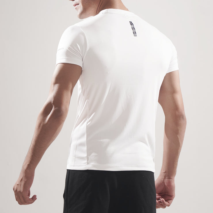 Tf-White Performance Running Tee