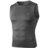 Tf-Grey Sleeveless Compression Top