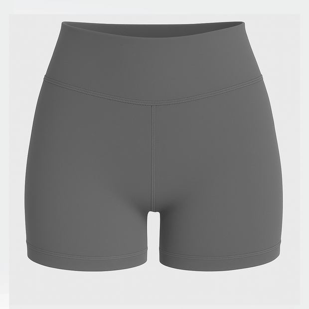 Tf-Premium Grey Women Biker Shorts