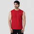 Tf-Premium Red Wide Shoulder Lycra Tank