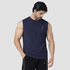 Tf-Premium Navy Wide Shoulder Lycra Tank