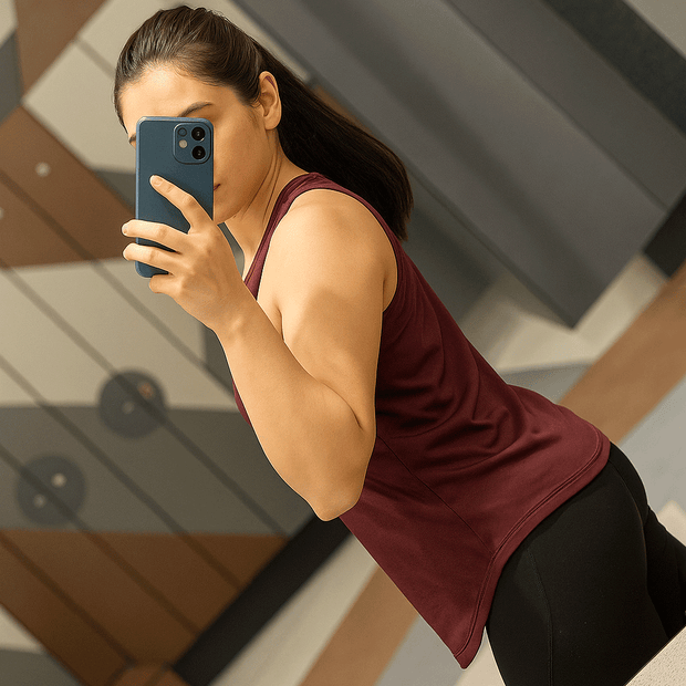 Tf-Premium Maroon Women Power Tank