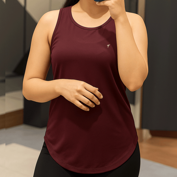 Tf-Premium Maroon Women Power Tank