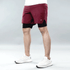 Tf-Maroon/Black Micro Premium Compression Shorts