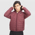 Tf-Premium Maroon Full  Puffer HoodieJacket