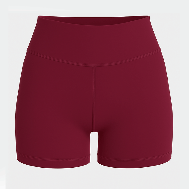 Tf-Premium Maroon Women Biker Shorts