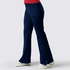Tf-Premium Navy High Waisted Flare Cut Leggings