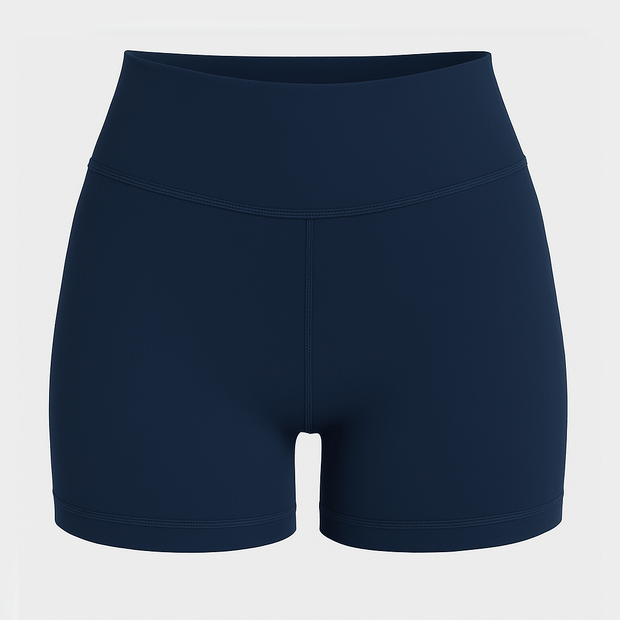 Tf-Premium Navy Women Biker Shorts