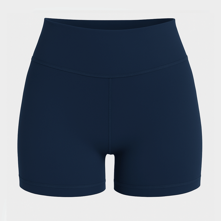 Tf-Premium Navy Women Biker Shorts