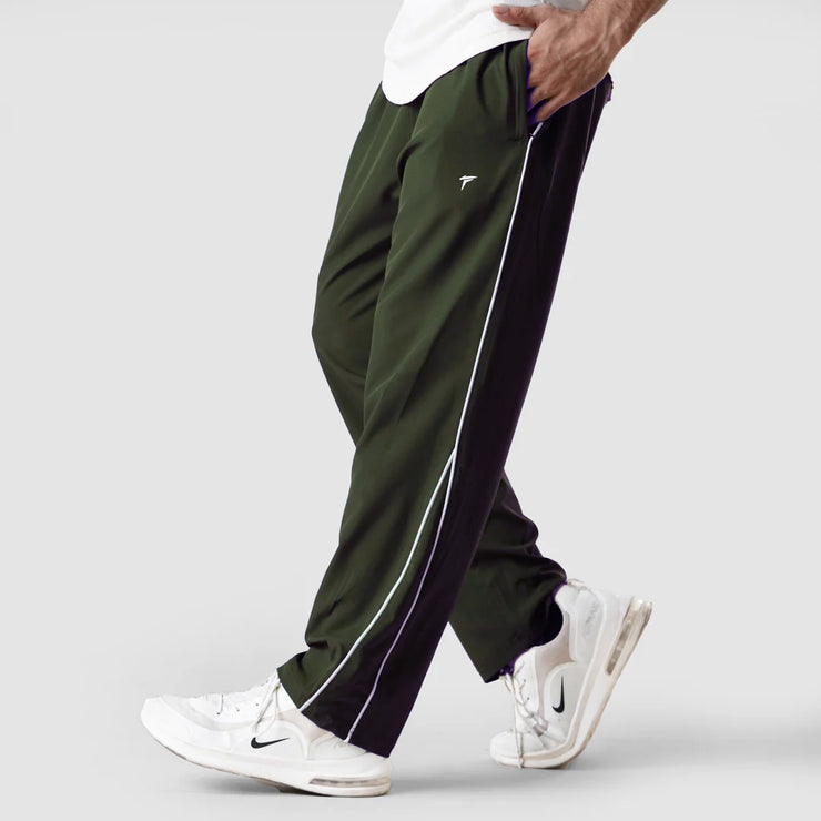 Tf-Premium Olive Baggy Piping Bottoms