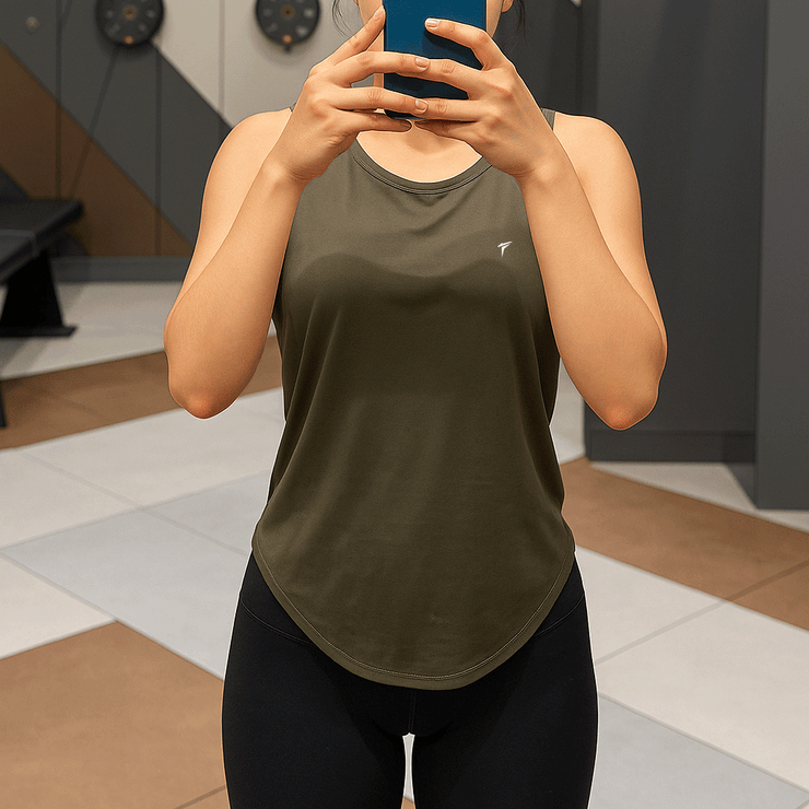 Tf-Premium Olive Women Power Tank