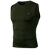 Tf-Olive Sleeveless Compression Top