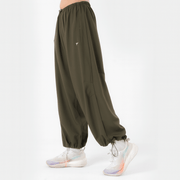 Tf-Premium Olive Baggy Flow Training Women Bottoms