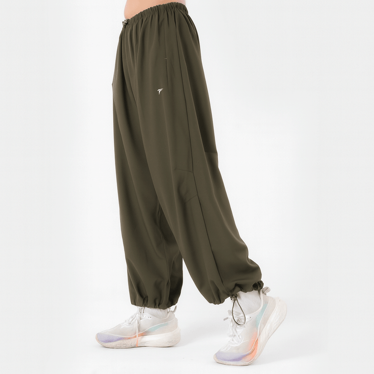 Tf-Premium Olive Baggy Flow Training Women Bottoms