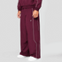 Tf-Premium Maroon DropFit Piping Woven Bottoms
