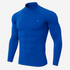 Full Sleeve Royal Mock Neck Compression Tee