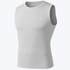 Tf-Silver Grey Sleeveless Compression Top