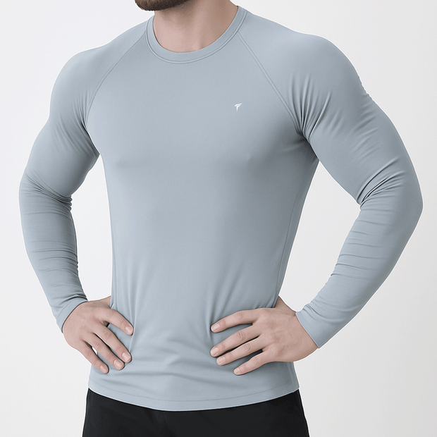 Tf-Full Sleeve Steel Grey Alpha Tee