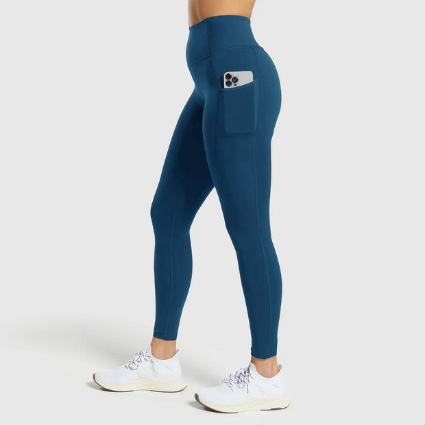 Tf-Premium Teal Pocket Leggings
