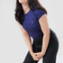 Tf-Navy Signature Series Cap Sleeve Fitted Top