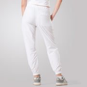 Tf-Premium White Micro Stretch Women Cuff Bottoms