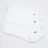 Pack of 3 White Ankle Socks
