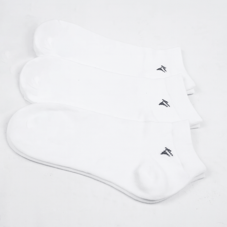 Pack of 3 White Ankle Socks