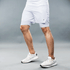 Tf-All White Micro Premium Compression Shorts