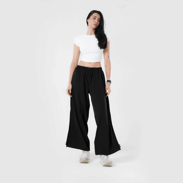 Tf-Premium Black Baggy Flow Training Women Bottoms