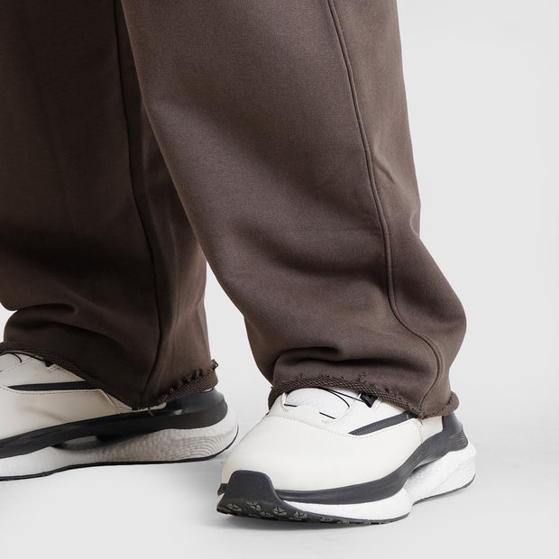 Tf-Stone Brown Heavy GSM Terry Flow Bottoms