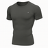 Half Sleeve Charcoal Compression Tee