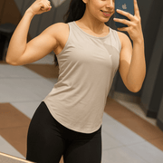 Tf-Premium Silver Grey Women Power Tank