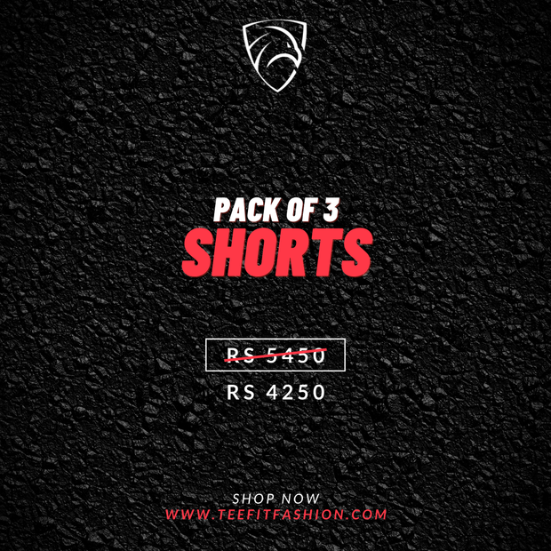 Pack of 3 Men Shorts