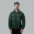 Tf-Premium Green Apex Quarter-Zip Fleece Top