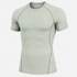 Tf-Ultimate Light Green Air Mesh Texture Compression Tee