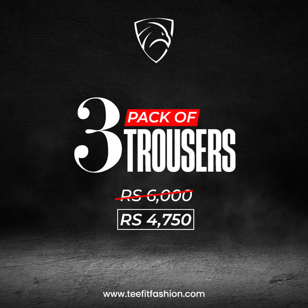 Pack of 3 Trousers