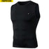 Tf-Black Sleeveless Compression Top