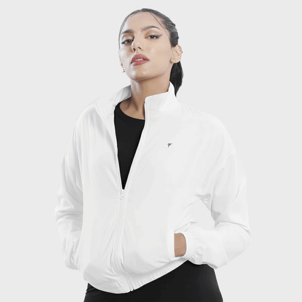 Tf-White Premium Women Running Jackets