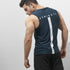 Tf-Galaxy Blue Premium Mesh Sleeveless Top