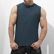 Tf-Galaxy Blue Premium Mesh Sleeveless Top