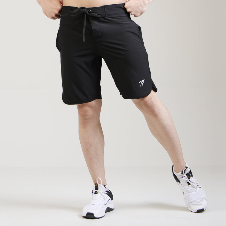 All Black Fitness Stage Shorts