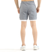 Tf-Teal Melange Micro Premium Compression Shorts