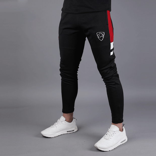 Black Hawk Series With Red Panel And White Stripes
