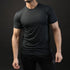 Quick Dry Dark Charcoal Textured Tee