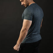 Quick Dry Charcoal Textured Tee