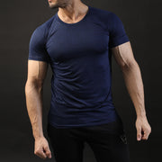 Quick Dry Dark Navy Premium Textured Tee