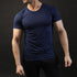 Quick Dry Dark Navy Premium Textured Tee